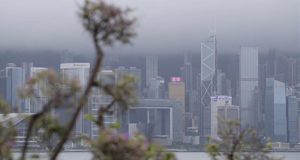 台风“海高斯”吹袭香港