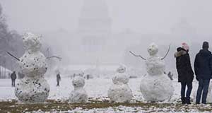 华盛顿迎来大雪