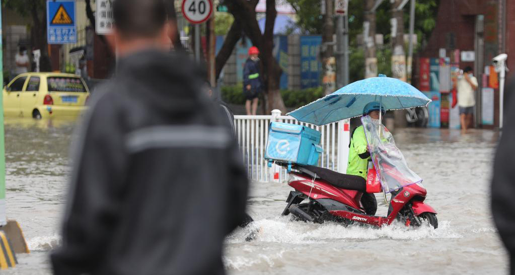 台风“卢碧”影响福建厦门