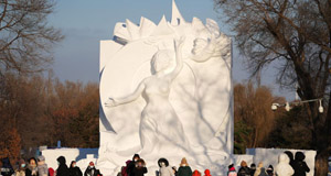 哈尔滨太阳岛雪博会开园