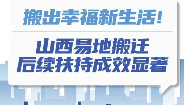 【图解】山西易地搬迁后续扶持成效显著