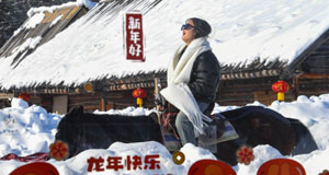 新疆禾木：冰雪旅游闹新春