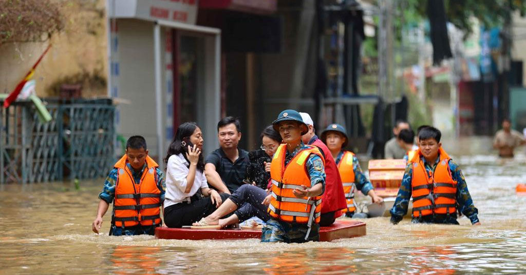 台风“摩羯”在越南致死人数逾两百