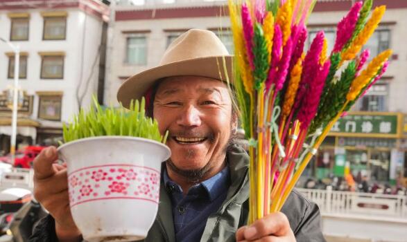 藏历新年将至 拉萨年货市场购销两旺