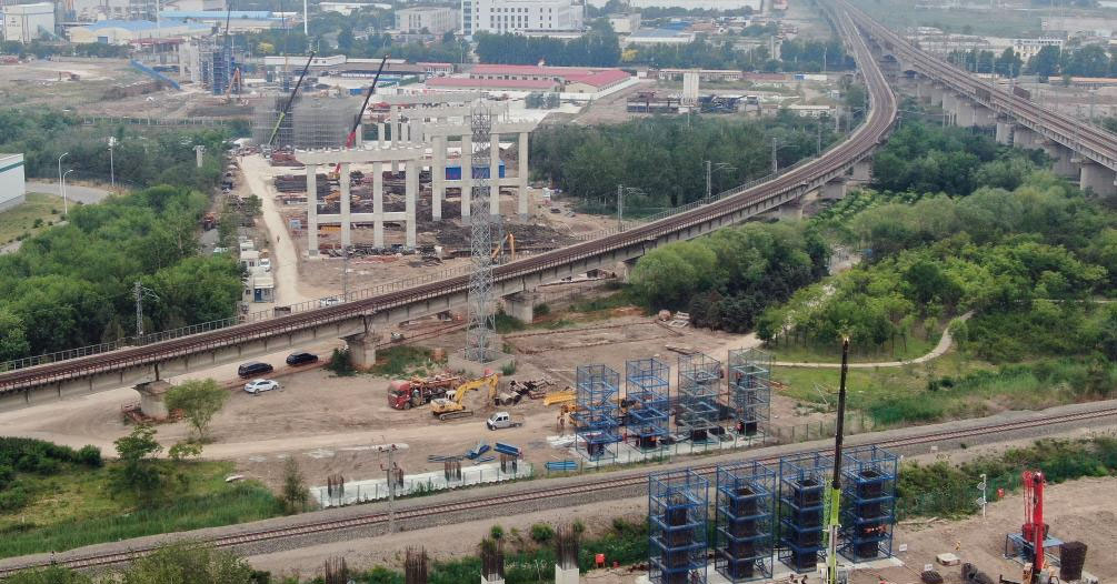 天津港集疏运专用货运通道建设加快