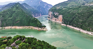 长江瞿塘峡夏日风光
