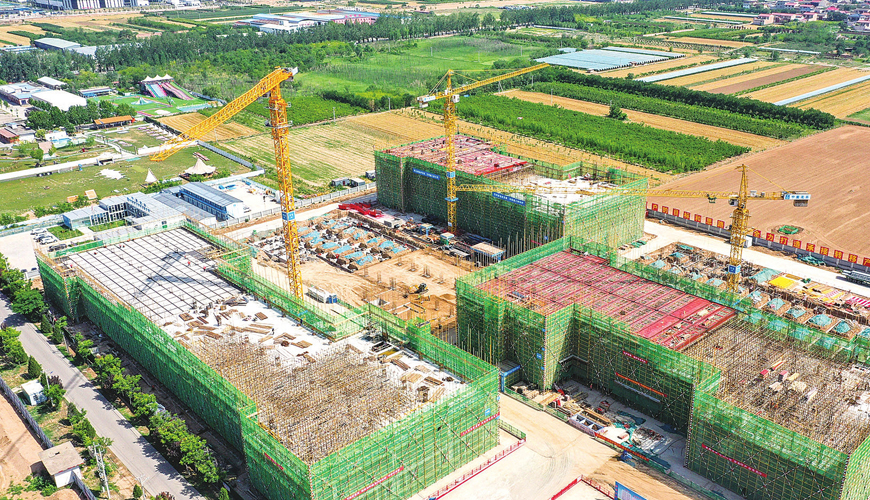 项目建设 加紧施工