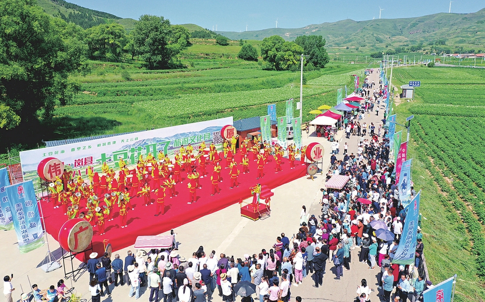 岚县第八届“土豆花开了”旅游文化月启幕