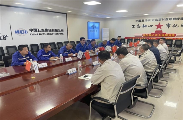 中建土木西北公司党总支书记,总经理张健一行赴中国五冶长治北寨片区