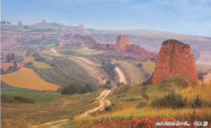 山西右玉: 绿荫下守望古长城