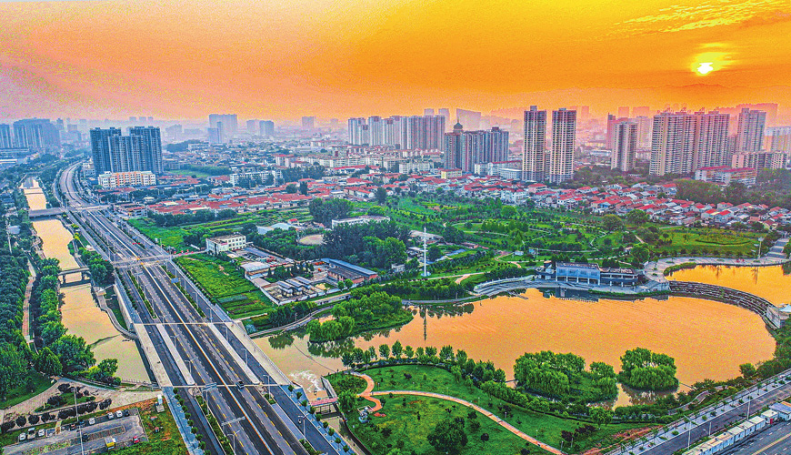 晨光初照 美景如画