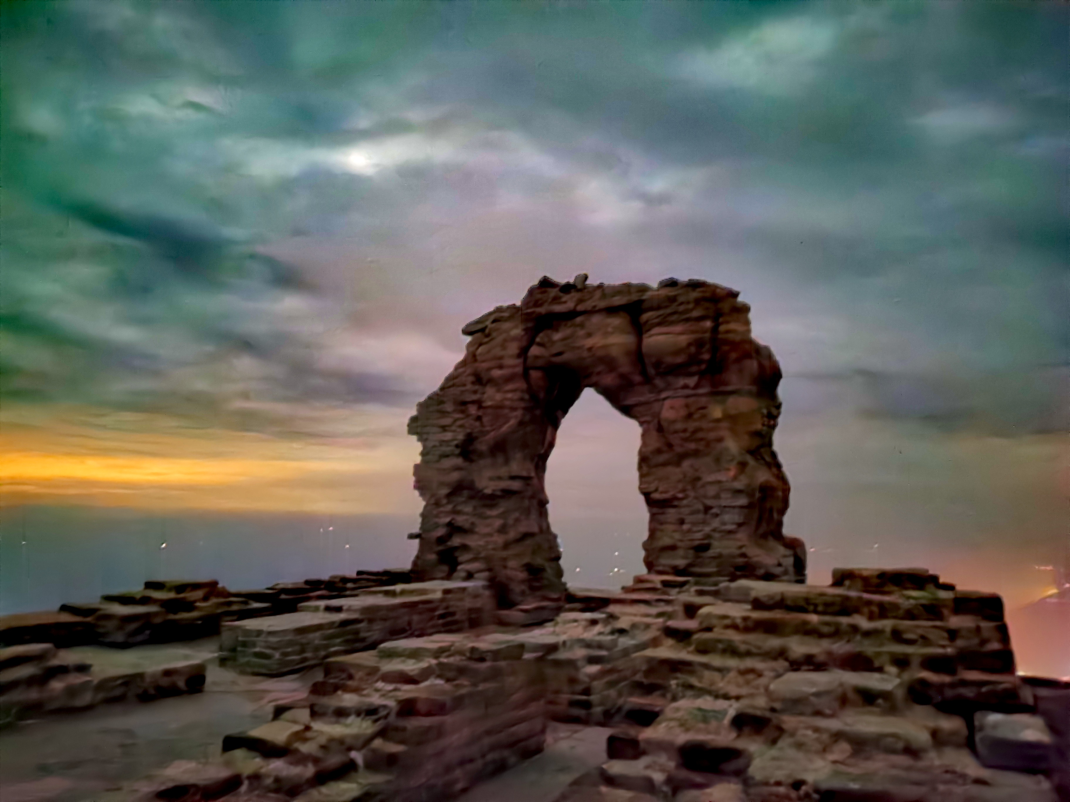 山阴广武长城月亮门成功修复