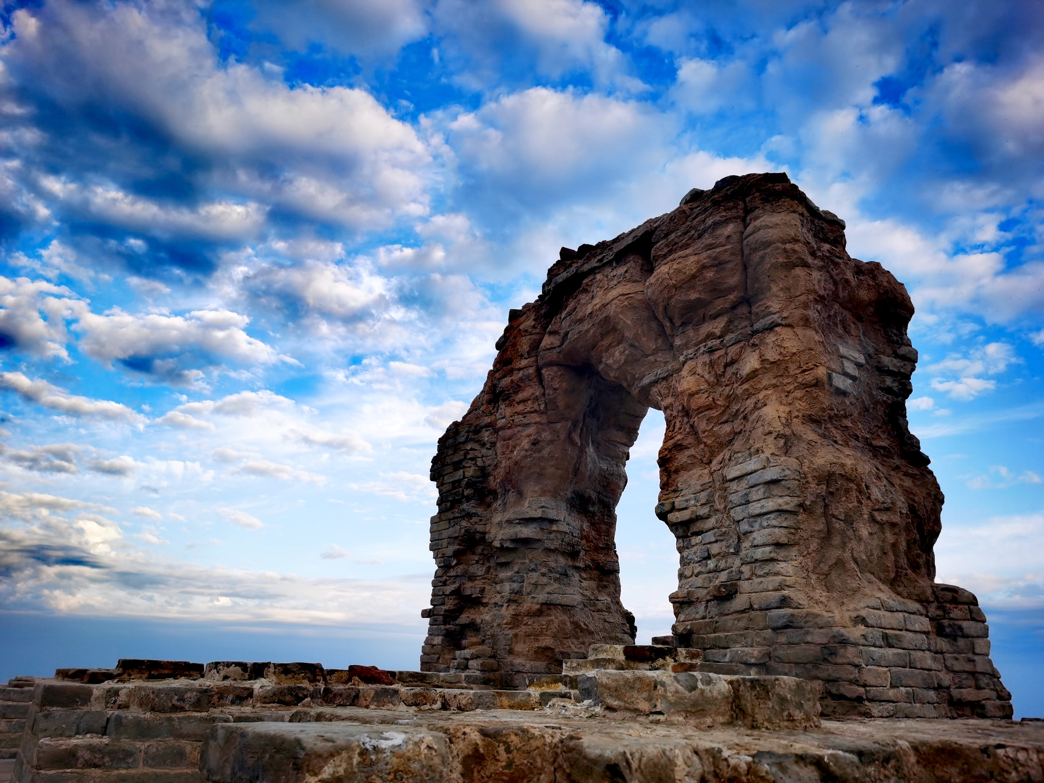 山阴广武长城月亮门成功修复 - 山西新闻网
