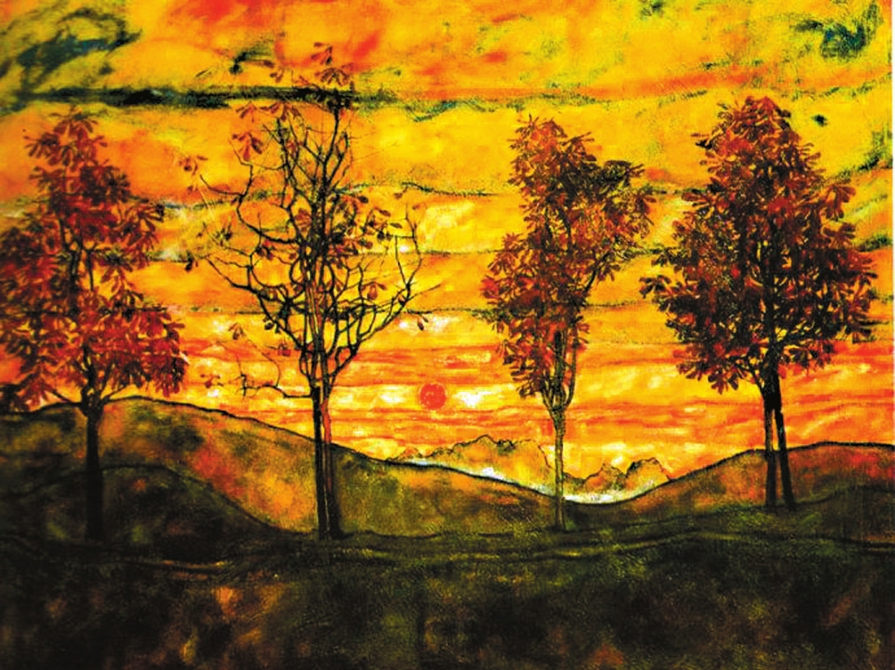 四棵树 埃贡·席勒