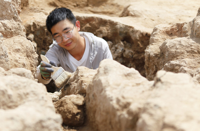 图话丨陶寺遗址考古队里的年轻人