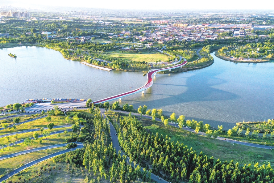 "一泓清水入黄河"生态行—— 汾河清流润平阳 美丽临汾好生态