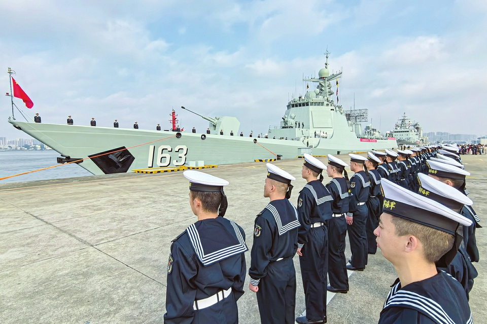中国海军第46批护航编队起航 - 山西新闻网