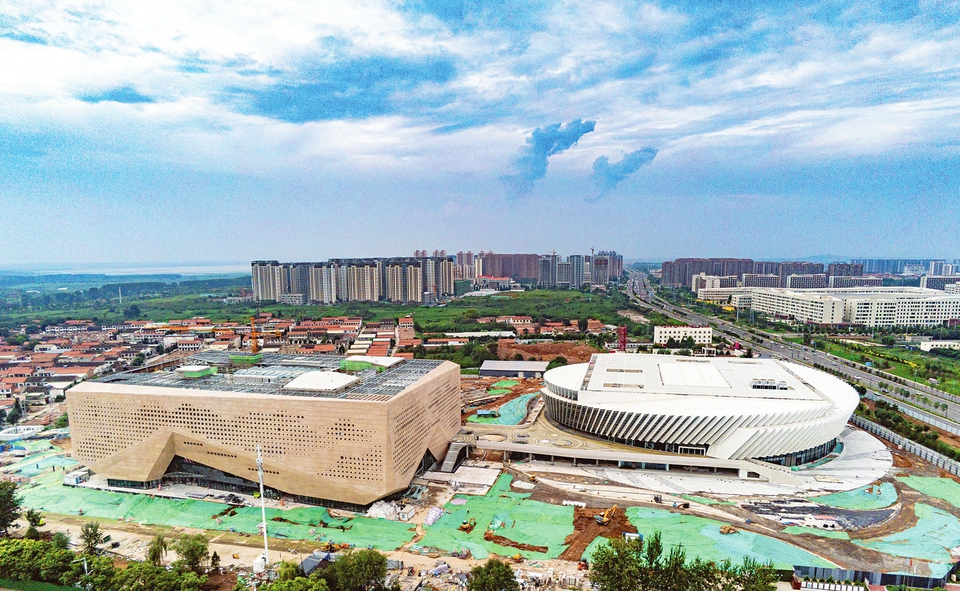 长治市文化场馆建设项目工地正在加紧施工 - 山西新闻网